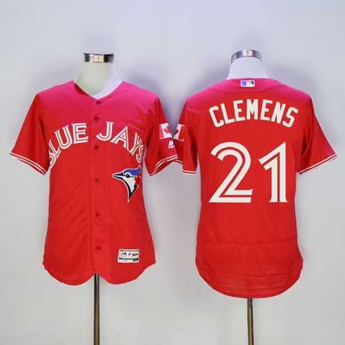 Toronto Blue Jays #21 Roger Clemens Red 2016 Flexbase Collection Canada Day Stitched Jersey,We sell and wholesale Toronto Blue Jays #21 Roger Clemens Red 2016 Flexbase Collection Canada Day Stitched Jersey on line form chian!